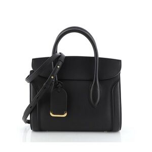 Elegant Black Leather Handbag